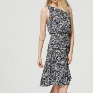 Loft Sleeveless Shift Midi Dress XS